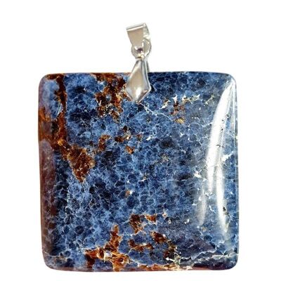 Square Dumortierite Pendants