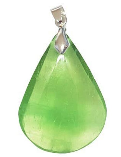 Pendentifs Fluorine Verte Goutte