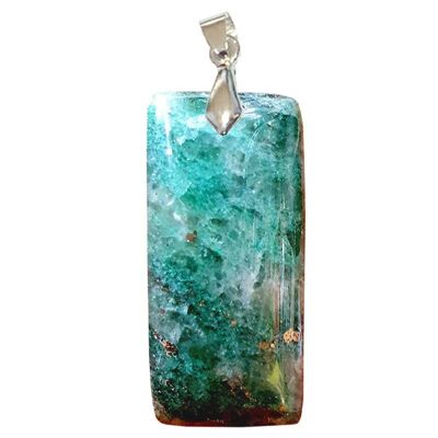 Fuchsite Pendants with Thin Rectangle Inclusions