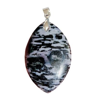 Pendentifs Gabbro Rubané Marquise