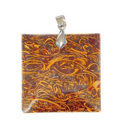 Square Mariam Jasper Pendants