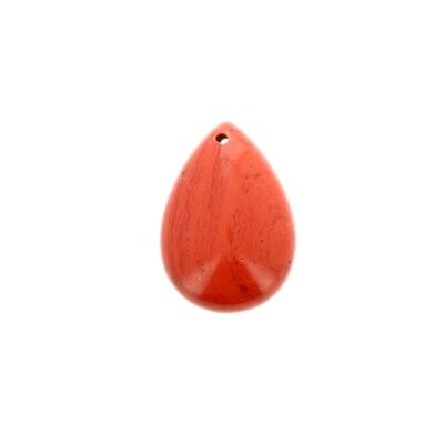 Ciondoli in Diaspro Rosso Goccia 18 x 25 mm