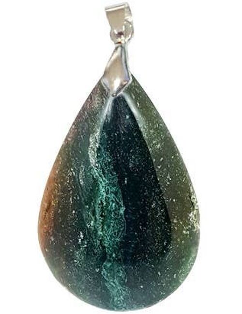 Pendentifs Jaspe Vert Goutte