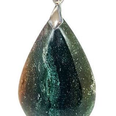 Pendentifs Jaspe Vert Goutte