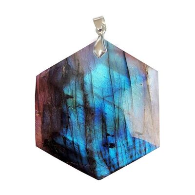 Solomon's Seal EXTRA Labradorite Pendants