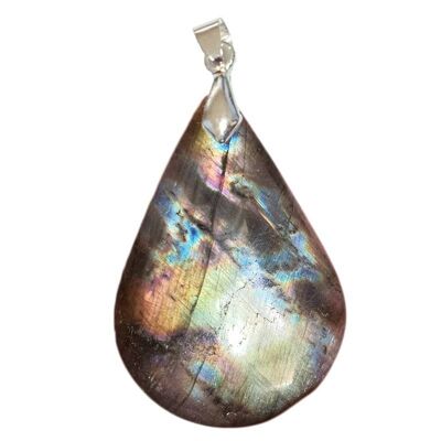 Black Labradorite Pendants Rainbow Reflections Drop