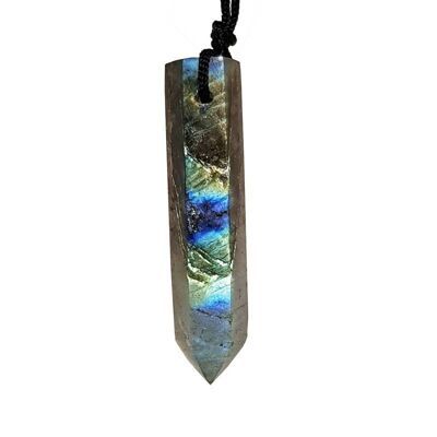 Pointed Labradorite Pendants