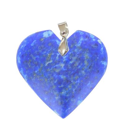 Lapis Lazuli Heart Pendants