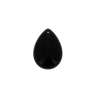 Pendants Black Obsidian EXTRA Drop 18 x 25 mm