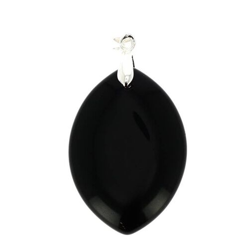 Pendentifs Obsidienne Noire EXTRA Marquise