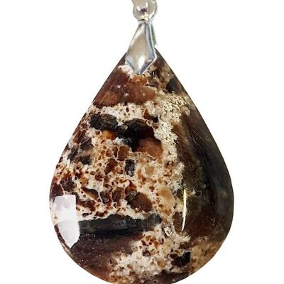 Pendentifs Opale Noire de Madagascar Goutte