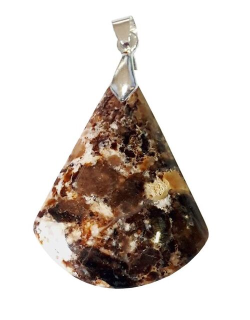 Pendentifs Opale Noire de Madagascar Triangle