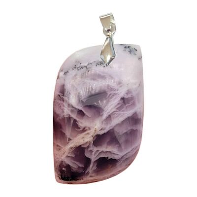 Purple & Green Opal S Shape Pendants