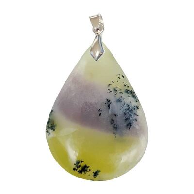 Purple & Green Opal Drop Pendants