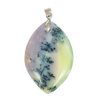 Purple & Green Marquise Opal Pendants
