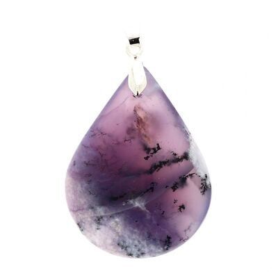 Violet Opal Drop Pendants
