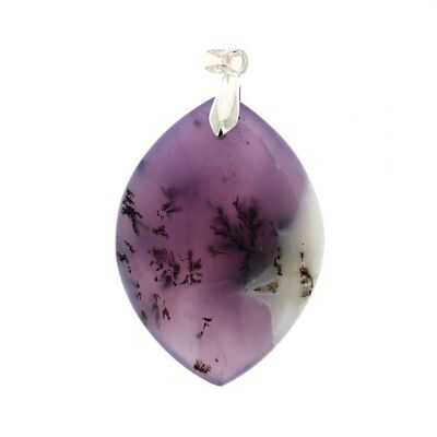 Pendentifs Opale Violette Marquise