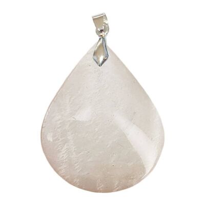 Pearly White Moonstone Drop Pendants