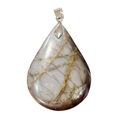 Drop Gray Moonstone Pendants