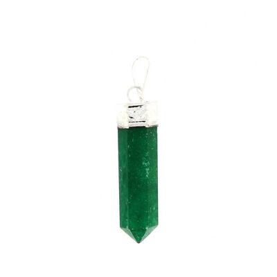 Green Aventurine Point Pendants (Emerald Color)
