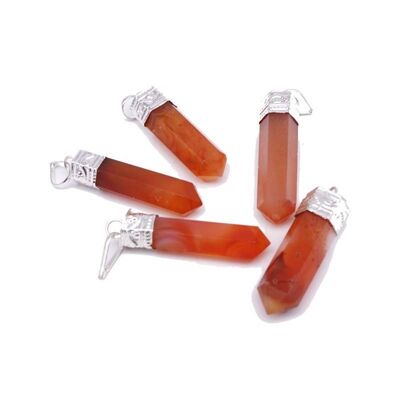 Carnelian Point Pendants