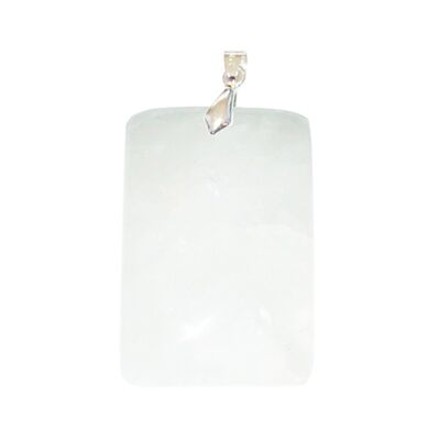 Rectangle White Quartz Pendants