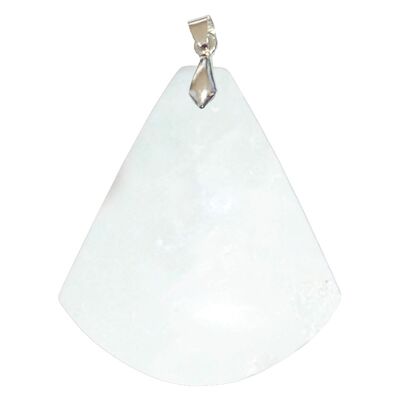 Triangle White Quartz Pendants