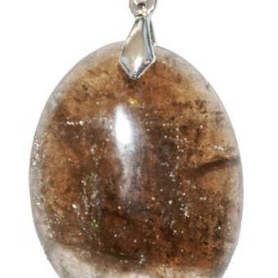 Oval Smoky Quartz Pendants