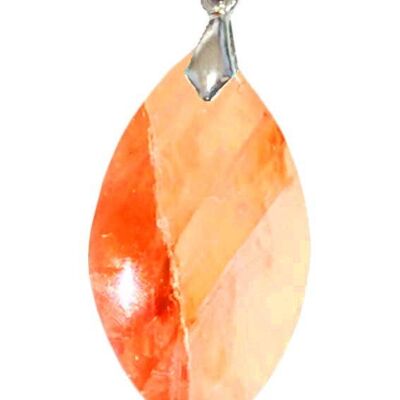 Pendentifs Quartz Hématoïde Rouge Marquise