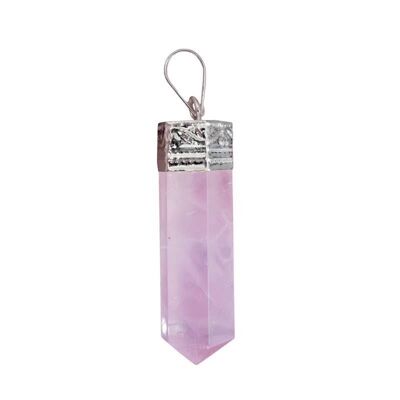 Pendentifs Quartz Rose