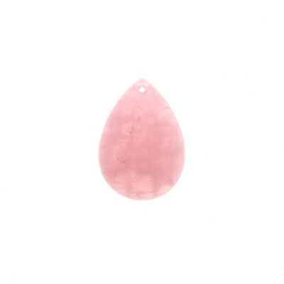 Ciondoli Quarzo Rosa Goccia 18 x 25 mm