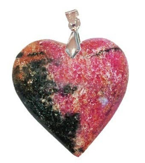 Pendentifs Rhodonite Cœur