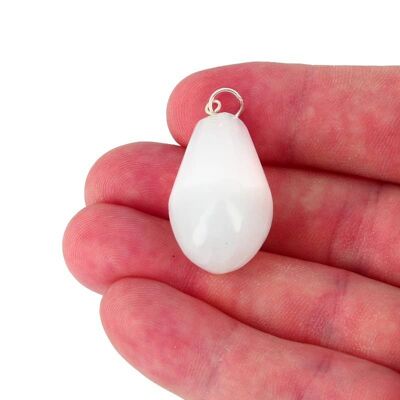 Selenite Drop Pendants