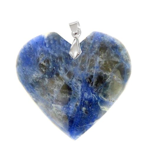 Pendentifs Sodalite EXTRA Cœur