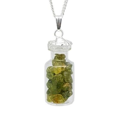 Peridot Small Bottle Necklaces