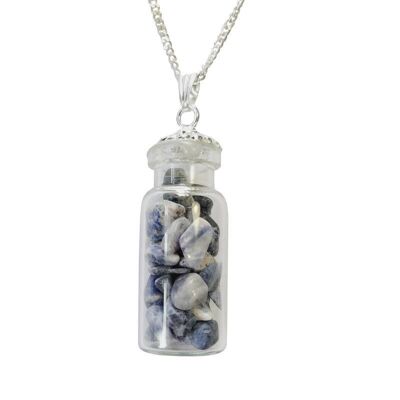 Sodalite Colliers Petite Bouteille