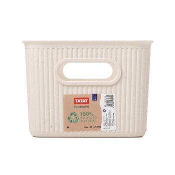 PANIER DE RANGEMENT 5L BAOBAB BEIGE 5