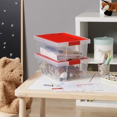 SMALL STORAGE BOX 7L RED