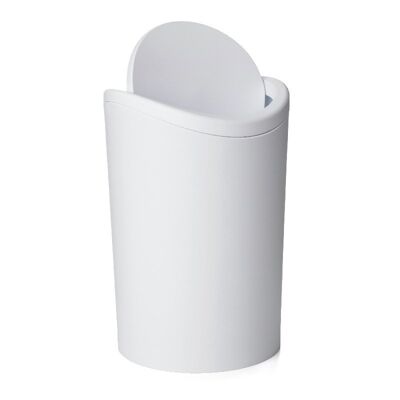 CUBO BAÑO BASCULANTE 6L BLANCO