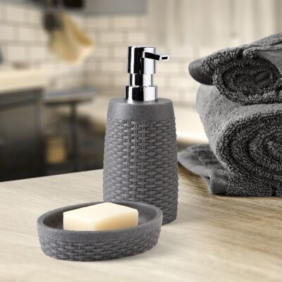 SOAP DISPENSER, NEST GRAY COLLECTION