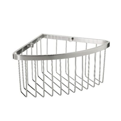 ALUMINUM CORNER SHOWER ORGANIZING BASKET