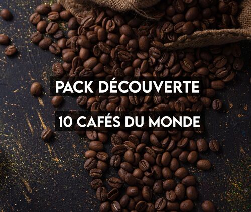 Pack découverte 10 cafés du Monde