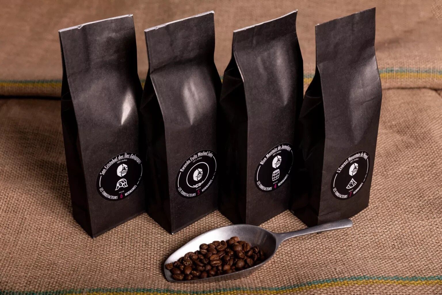Coffret des 4 meilleurs cafés d'exception