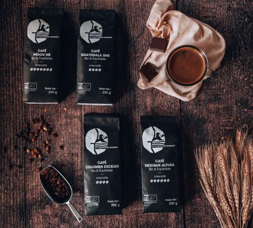 Coffret 4 cafés d'Amérique du Sud