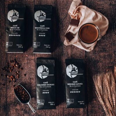 Box of 4 South American coffees