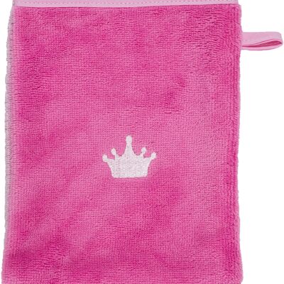 Washcloth princess for children, pink