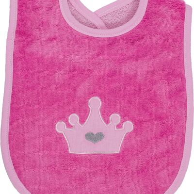 Bavoir enfant Princess, rose