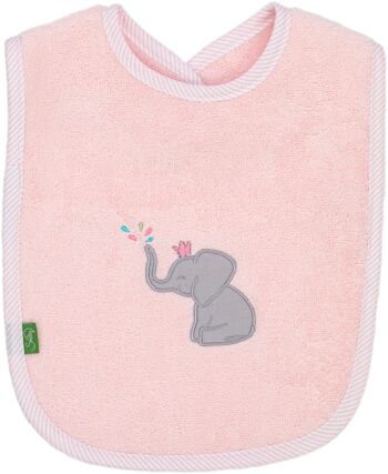 Bavoirs bébé avec une voiture, un canard ou un éléphant, en coton premium 5