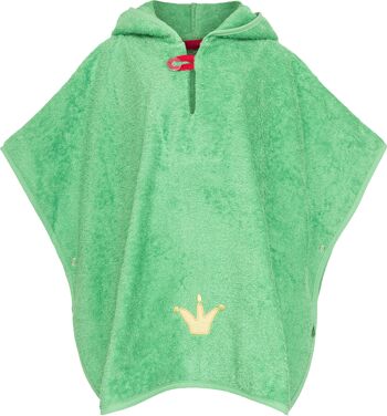 Poncho de bain grenouille pour filles et garçons, vert 3