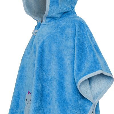Poncho da bagno bimbo con dinosauro, 55 x 70 cm